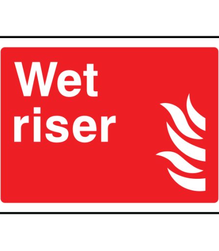 Wet Riser Sign