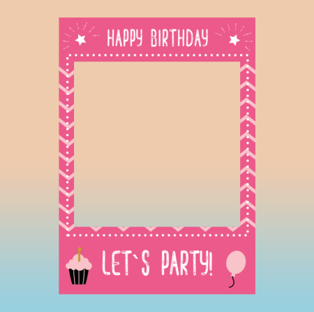 bday selfie frame web - 2
